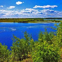 Июнь...Разлилась протока Сырой Аган! :: Владимир 