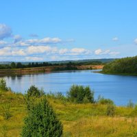 Ядрин. Излучине реки Суры в северо-восточных окрестностях города. :: Пётр Чернега