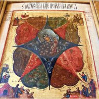 Икона Божией Матери. :: Валерия Комова Икона Божией Матери. :: Валерия Комова