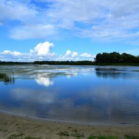 Ядрин. Залив левого берега реки Суры, в восточных окрестностях города. :: Пётр Чернега Ядрин. Залив левого берега реки Суры, в восточных окрестностях города. :: Пётр Чернега