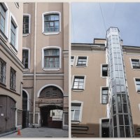 Во дворе Доходного дома "сахарного короля" Л.Е. Кенига :: Татьяна Машошина