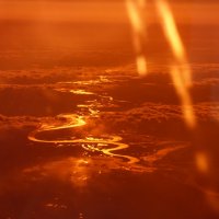 Оранжевый сюжет (Пейзаж с 11 000м) :: Alexey YakovLev Оранжевый сюжет (Пейзаж с 11 000м) :: Alexey YakovLev