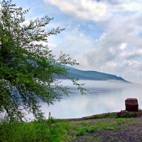 р.Енисей. п.Овсянка. Горизонт :: Алексей Ильичёв