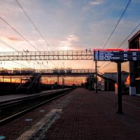 Ж/д  рассвет! :: Елена Хайдукова  ( Elena Fly )