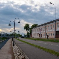 Закат на набережной Мсты :: Gen 