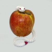 Змея с яблоком — сложный и многогранный символ :: Валерий Иванович Змея с яблоком — сложный и многогранный символ :: Валерий Иванович