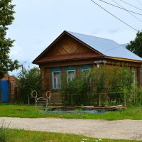 Ядрин. Дом по ул. Герцена 7. :: Пётр Чернега Ядрин. Дом по ул. Герцена 7. :: Пётр Чернега