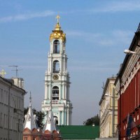 Вид на Троице-Сергиеву лавру от ул. Карла Маркса :: Александр Ильчевский 