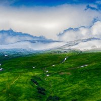 Alpine meadows and snow-capped peaks of the Lagonak Range. :: Игорь Хижняк