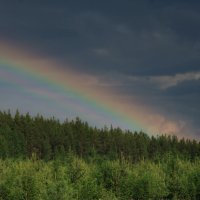 Радужный вечер :: Галина Ильясова