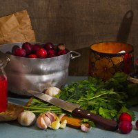 Готовим соус ткемали :: Наталья S