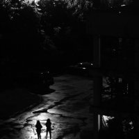 Двое и ночь. :: Василий Палий