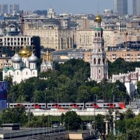 Новодевичий монастырь с Воробьевых гор :: <<< Наташа >>> Новодевичий монастырь с Воробьевых гор :: <<< Наташа >>>