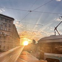 Закат на Петроградке :: Жанна Мандрика