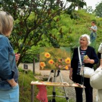 Взять впервые в руки кисти можно в любом возрасте. :: Татьяна Помогалова Взять впервые в руки кисти можно в любом возрасте. :: Татьяна Помогалова