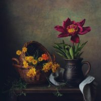 с пионом... :: Natali-C C