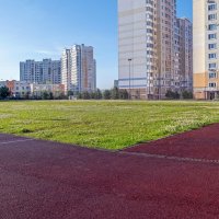 Зацвело футбольное поле у школы :: Валерий Иванович