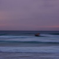 На глайдере в шторм. Съемка с проводкой, длинная выдержка :: Renkse L.J.