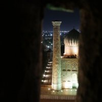 Вид с минарета на минарет. Самарканд. :: Alexey YakovLev Вид с минарета на минарет. Самарканд. :: Alexey YakovLev