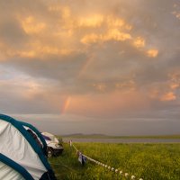 Радуга на озере Тус :: Владимир Кириченко