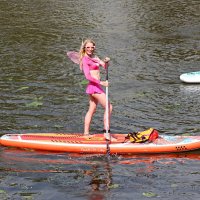 Костюмированный сап-фестиваль на Водоотводном канале в Москве :: Владимир59 