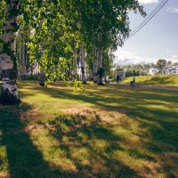 Теплый летний вечер в парке :: Владимир Калеев