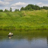 Под высоким берегом :: Сергей Шаврин