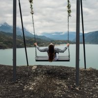 Качели, чтобы почувствовать себя на крыльях бабочки) :: Лилия . Качели, чтобы почувствовать себя на крыльях бабочки) :: Лилия .