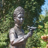 Аксаковский сквер в селе Борское :: Олег Манаенков Аксаковский сквер в селе Борское :: Олег Манаенков