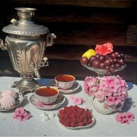 Летнее чаепитие! :: Нина Андронова Летнее чаепитие! :: Нина Андронова