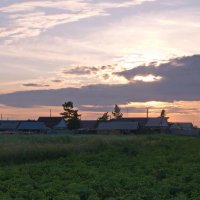 Предзакатное небо. :: сергей ермошкин