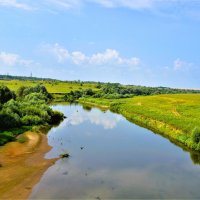 Алатырь. Река Алатырь летом. :: Пётр Чернега