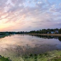 Александров / Закат на реке Серая :: Денис Бочкарёв