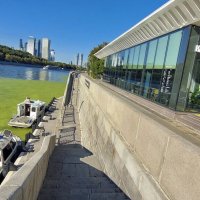 Лужнецкая набережная кафе "Старт" :: Денис Масленников