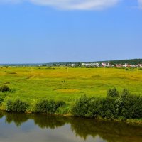 Алатырь. Пойма левого берега реки Алатырь. :: Пётр Чернега Алатырь. Пойма левого берега реки Алатырь. :: Пётр Чернега