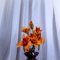 Оранжевый натюрморт :: Людмила Павловна Крышковец