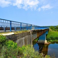 Алатырь. Автомобильный мост через реку Алатырь. :: Пётр Чернега