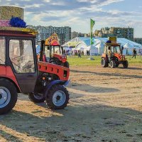 Машинно-тракторная любовь. Хоровод тракторов и тракториц :: Стальбаум Юрий 