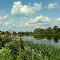 Август на Березине :: Геннадий Худолеев Худолеев