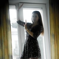 На фоне окна_3_ХОЛОД :: Анатолий На фоне окна_3_ХОЛОД :: Анатолий