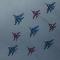 Миг 29   и  Су35 :: Сергей Рузаев 