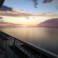 Вид на  Финский залив  с балкона. Фотографировала Саша :: Фотогруппа Весна