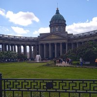 Вид на Казанский Собор в Петербурге. :: Светлана Калмыкова Калмыкова