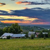"Закат над Пущино. Август"© :: Владимир Макаров