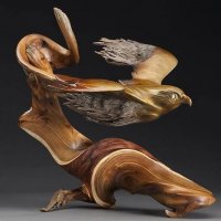 ПОЛЁТ !...(деревянная пластика) Джей Кристофер Уайт :: Валерий Кокорев