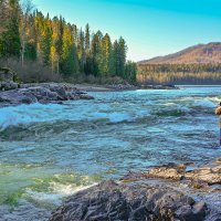 Сибирская река. :: юрий Амосов