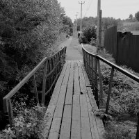 Старый мостик. Черно-белая фотография :: Любимова Ольга 
