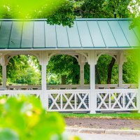 Шахматная беседка в Первомайском парке. город Курск :: Руслан Васьков