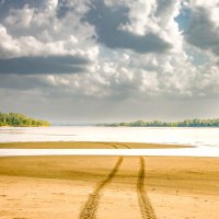 песчаная коса на Волге :: Va-Dim ...