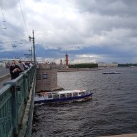 Вид на Стрелку Васильевского острова. :: Светлана Калмыкова Калмыкова